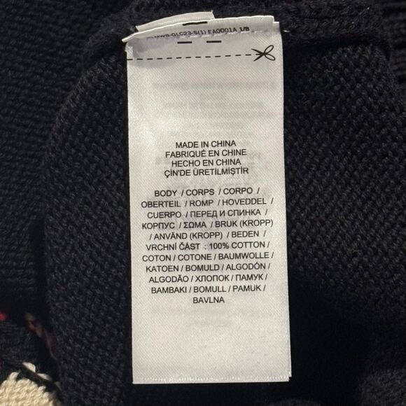 Ralph Lauren Sweater Dog Intarsia Terrier Preppy Academia Heritage Black XXL - Picture 5 of 10